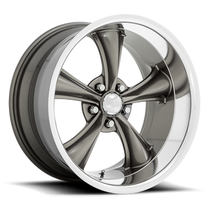 American Racing Vn338 Boss Tt Wheel 20x8.5 5x127 Graphite With Diamond Cut Lip 2mm | VN338208550902US