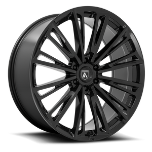 Asanti Abl30 Corona Truck Wheel 24x10 6x135 Gloss Black 30mm - MINIMUM PURCHASE OF 4 WHEELS - FREE T-SHIRT INCLUDED! | ABL30-24106330BK