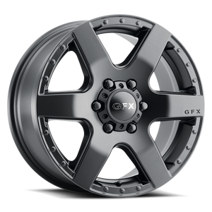 DOORBUSTER PRICING! - G-Fx Mv1 Wheel 17x8 6x130 Matte Black 60mm | MV1 780-6130-60 MB
