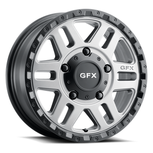 DOORBUSTER PRICING! - G-Fx Mv2 Wheel 16x6.5 5x130 Matte Grey w/ Matte Black Lip 45mm | MV2 665-5130-45 GBR