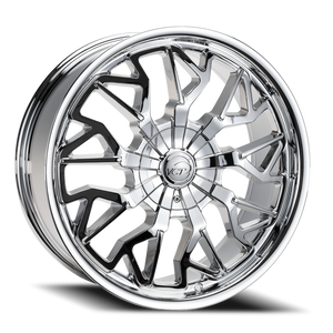 Vct Cyclone Wheel 20x8.5 5x115 & 5x115 Chrome 40mm | CYC-208551520+40C