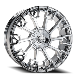 Vct Hangman Wheel 20x8.5 5x112 & 5x114.3 Chrome 40mm | HNG-208551214+40C