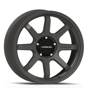 Vision Flow 351 Wheel 17x9 5x139.7 Satin Grey 20mm | 351-7985SG20