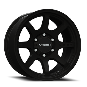 Vision Flow 351 Wheel 17x9 6x139.7 Satin Black 20mm | 351-7983SB20