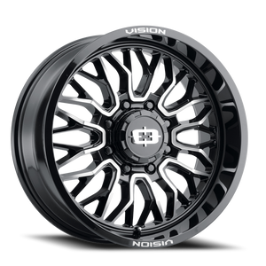 Vision Riot 402 Wheel 20x9 8x170 Gloss Black Machined Face 12mm | 402-2970GBMF12
