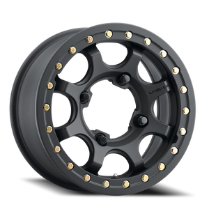 Vision Flow 351 Atv Utv Wheel - 15x6 4x136 Satin Black 51mm | 351BL156136SBBR55
