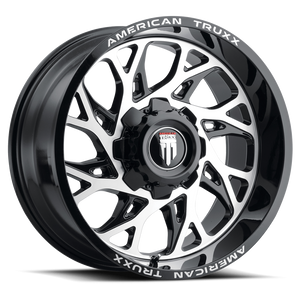 DOORBUSTER PRICING! - American Truxx At1913 Destiny Wheel 24x14 8x170 Gloss Black Machined -76mm - MINIMUM PURCHASE OF 4 WHEELS | AT1913-24470BM-76