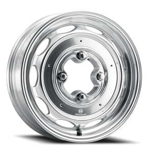 DOORBUSTER PRICING! - Mobelwagen Mw430B Interceptor Wheel 15x4.5 4x130 Polished 25mm - FREE T-SHIRT INCLUDED! | MW-430P-54530+25