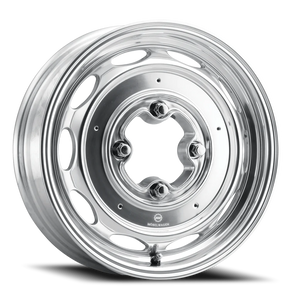 DOORBUSTER PRICING! - Mobelwagen Mw430B Interceptor Wheel 15x5.5 4x130 Polished 20mm - FREE T-SHIRT INCLUDED! | MW-430P-55530+20