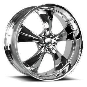 DOORBUSTER PRICING! - Strada Street Classics C02 Old Skool Wheel 24x10 6x139.7 Chrome 24mm - FREE T-SHIRT INCLUDED! | C02463924C