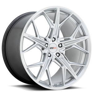 Cray Hammerhead Wheel 21x12 5x120 Gloss Silver w/ Mirror Cut Face 52mm | 2112HMH525120S67