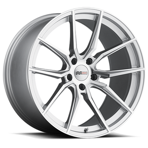 Cray Spider Wheel 20x9 5x120 Silver w/ Mirror Cut Face 38mm | 2090CRD385120S67