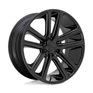 Dub S256 Flex Wheels Rims 22x9.5 6x5.5 (6x139.7) Gloss Black 25 | S256229584+25