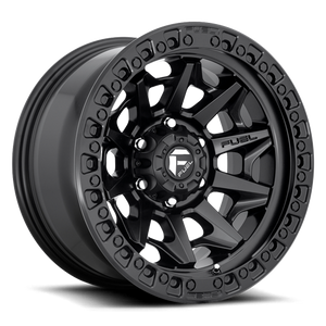 Fuel D694 Covert Wheel 15x8 6x139.7 Matte Black -19mm - FREE T-SHIRT INCLUDED! | D69415808337