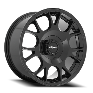 Rotiform R187 Tuf-R Wheel 20x8.5 5x112 & 5x114.3 Gloss Black 35mm | R187208542+35