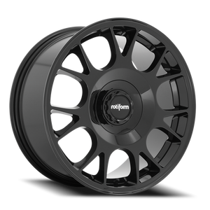 Rotiform R187 Tuf-R Wheel 18x8.5 5x108 & 5x120 Gloss Black 45mm | R187188523+45