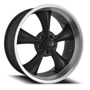 Ridler 695 Wheel 17x8 5x127 Matte Black Machined 0mm | 695-7873MB