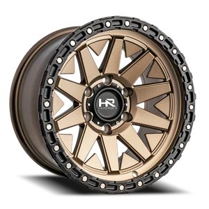 Hardrock Offroad H106 Wheel 17x9 6x139.7 Matte Bronze w/ Black Lip -12mm | H106-179083112BR