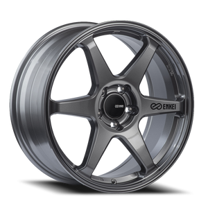 Enkei T6R Wheel 18x8 5x112 Gloss Gunmetal 45mm | 539-880-4445GM
