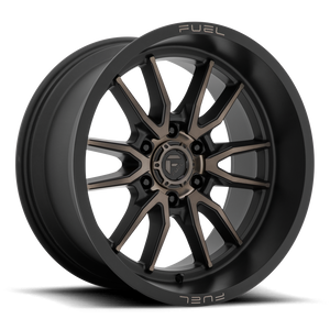 Fuel D762 Clash Wheel 18x9 6x139.7 Matte Black Machined With Double Dark Tint 1mm - FREE T-SHIRT INCLUDED! | D76218908450