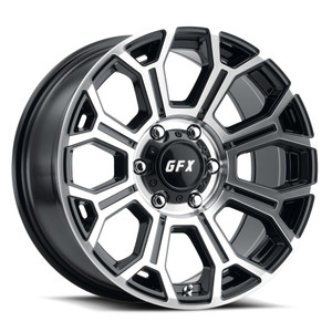 G-Fx Tr19 Wheels Rims 20x10 6x139.7 Gloss Black Machined -19mm | T19 210-6139N19 GBMF