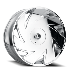 Luxxx Alloys Lux 21 Wheel 20x8.5 5x114.3 & 5x120 Chrome 31mm | LUX2120855114120+31B-C