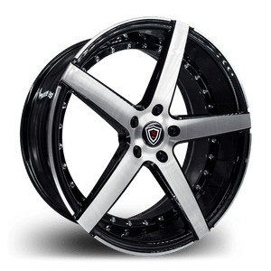 Marquee® Mr3226 Brush Wheels Rims 20x9 5x112 Black 33 | 3226209511233BM