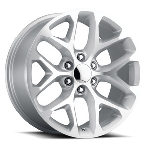 Vöxx Replica Snwfl Wheels Rims 20x9 6x139.7 Silver Machined 27mm | SFO 290-6139-27 SMF
