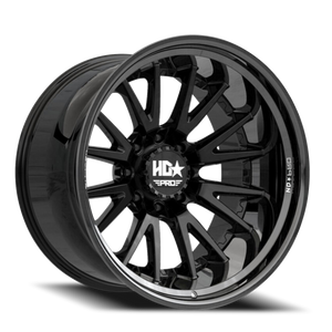 Luxxx Hd Lhd Pro 2 Wheel 22x10 5x127 Satin Black -20mm | LHDPRO222105127-20D-B