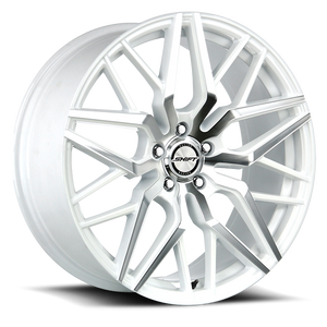 DOORBUSTER PRICING! - Shift H33 Spring Wheel 22x9 5x115 White Machined 15mm - FREE T-SHIRT INCLUDED! | H33251515WM