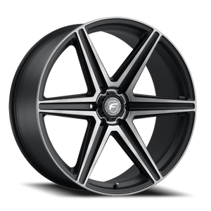 DOORBUSTER PRICING! - Forgestar X6 Wheel 24x10 6x139.7 Satin Black Machined 25mm | F01240084P25