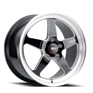 DOORBUSTER PRICING! - Weld Street Performance Ventura Wheel 20x9.5 5x120.65 Gloss Black Milled w/ Diamond Lip 0mm | S10409563525