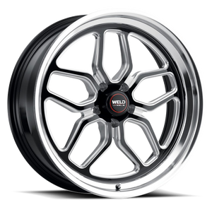 DOORBUSTER PRICING! - Weld Street Performance Laguna Wheel 20x10.5 5x115 Gloss Black Milled w/ Diamond Lip 19mm | S10700590P20