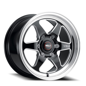 DOORBUSTER PRICING! - Weld Street Performance Ventura 6 Beadlock Wheel 17x10 6x135 Gloss Black Milled w/ Diamond Lip 42mm | S90970089P42