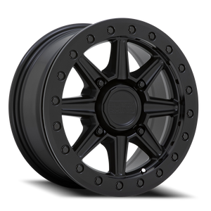 Black Rhino Powersports Webb Beadlock Atv Utv Wheel 15x7 4x110 Matte Black 36mm | 1570WBB364110M80