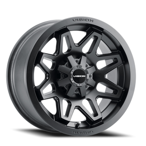 Vision Se7En 416 Atv Utv Wheel 14x7 4x156 Matte Black 3mm | 416-147156MB4