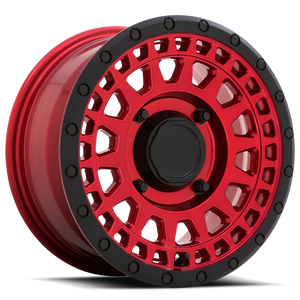 Black Rhino Powersports Parker Atv Utv Wheel 14x7 4x137 Candy Red With Black Lip 36mm | 1470PKR364136R06
