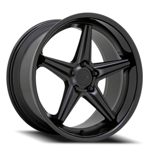 Tsw Launch Wheel 20x10 5x114.3 Matte Black With Gloss Black Lip 25mm | 2010LCH255114B76