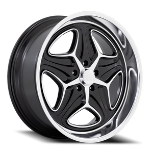 Foose F171 Merlot Wheel 22x10.5 5x120.65 Gloss Black Machined 6mm | F17122056160