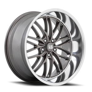 Us Mags U139 Santa Cruz Wheel 20x8.5 5x120.65 Anthracite With Diamond Cut Lip 6mm - FREE T-SHIRT INCLUDED! | U13920856150
