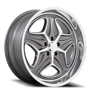 Foose F172 Merlot Wheel 22x10.5 5x120.65 Anthracite With Machined Face 6mm | F17222056160