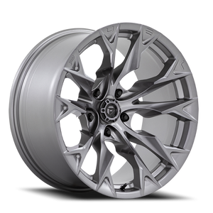 Fuel D806 Flame Wheel 24x12 5x127 Platinum -44mm - MINIMUM PURCHASE OF 4 WHEELS - FREE T-SHIRT INCLUDED! | D80624207547