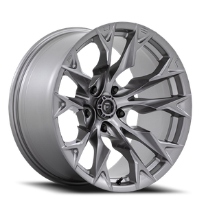 Fuel D806 Flame Wheel 20x10 5x139.7 Platinum -18mm - FREE T-SHIRT INCLUDED! | D8062000B447