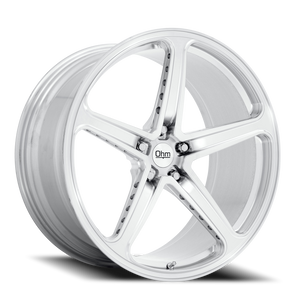 Ohm Amp Wheel 21x10.5 5x120 Silver Machined 30mm | 2105AMP305120S64