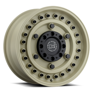 Black Rhino Armory Wheel 16x8 6x120 & 6x139.7 Desert Sand -10mm | 1680ARY-00078D78