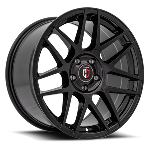 Curva C300 Wheel 18x8.5 5x108 Gloss Black 35mm | C300-18851083573BLK