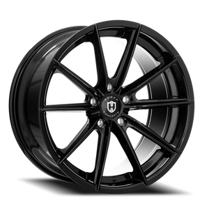 Curva Cff46 Wheel 22x9 5x120 Gloss Black 28mm | CFF46-22901202872BLK