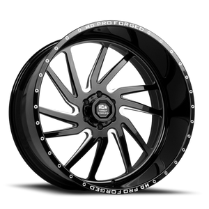 Luxxx Hd Forged Forged Lhd Pro 1 Hornet Wheel - 24x14 6x139.7 Gloss Black Milled -76mm - MINIMUM PURCHASE OF 4 WHEELS | FORGEDHDP01-241461397-76G-A1-L