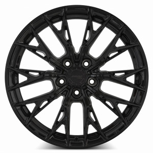 Mrr Gf5 Wheels Rims 19x8.5 5x114.3 Black 20mm | GF0519855xx20BK-51420