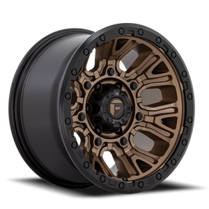 Fuel D826 Traction Wheel 17x9 6x139.7 Matte Bronze With Black Ring -12mm - FREE T-SHIRT INCLUDED! | D82617908445